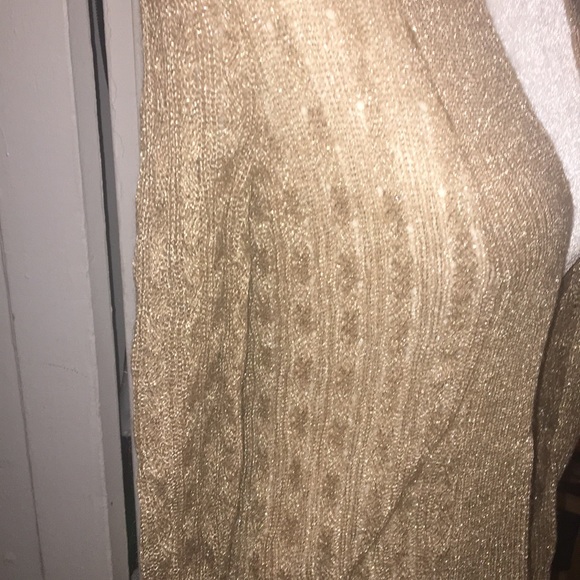 Banana Republic lurex cable knit cardigan - Picture 2 of 4